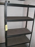 Adjustable metal shelf