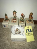 (5) Hummel Figurines