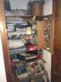 Closet Full of Sewing Related Items And Material