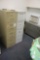 (2) 4-Drawer File Cabinets, 2 Tables, Microwave & Chair