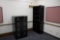 (2) 4-Drawer File Cabinets & Metal Bookcase