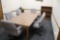 Conference Table W/ 6 Chairs, 2 Bookcases & White Board W/Cabinet