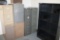 (3) 4-Drawer File Cabinets, (4) 2-Drawer File Cabinets, Metal Shelf & Table