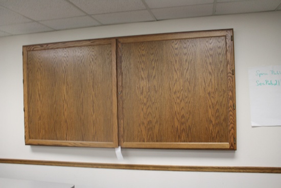 Oak Cabinet & White Board