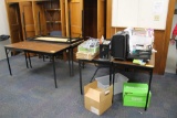 5 Folding Tables & Asst. Organizers