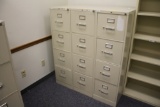 (3) 4-Drawer File Cabinets