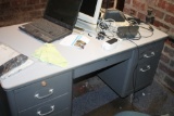 Metal Desk & Acer Laptop