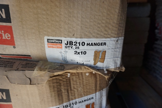 (100) 2x10 simpson hangers