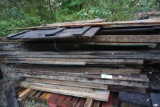 Pile of assorted barn wood