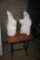 Table, 2 Lighted Ghosts