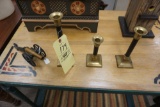 Cast-Iron Candle Stands, Miniature Cannon
