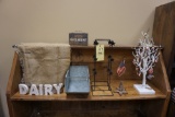 Dairy Sign, Vintage First-Aid Kit, America Tree