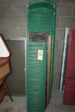 5 Assorted Shutters, 2 Room Dividers