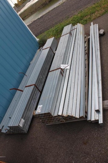 Galvanized Steel Square Posts 2 x2 x10