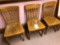 Oak Slat Back Chairs