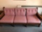 (3) Wood Framed Sofas