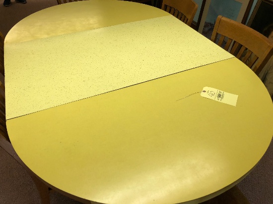 Yellow Folding Table