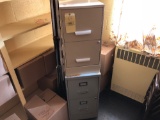 (2) Two-Drawer File Cabinets
