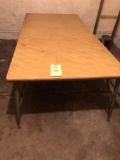 (3) Metal Framed Tables