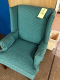 Green Wingback Chair