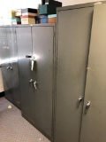 (3) Metal Two-Door Cabinets