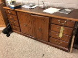 Credenza With Eight Drawers And Two Doors