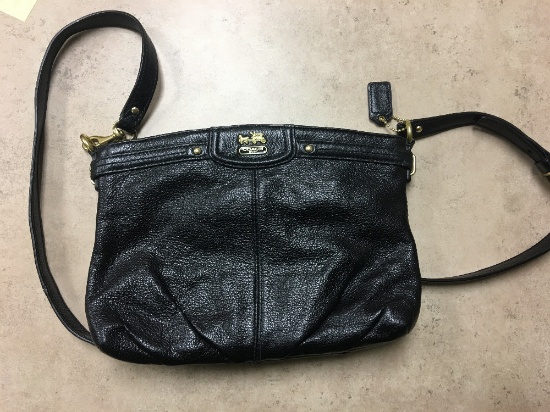 Small black Coach purse