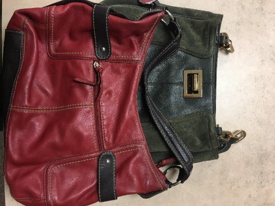 Tiganello red/brown leather purse