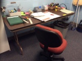 (2) Tables, Office Chair, (2) Cabinets & Learning Table