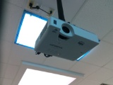 Hitachi CP-WX3030WN Projector, Smart Board & Pull Down Projection Screen