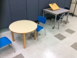 (4) Student Tables & Approx. (7) Student Chairs