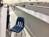 Approx. 140 Blue Stack Chairs