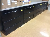 (5) Three-Drawer Lateral File Cabinets