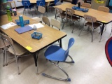 (5) Student Tables & Approx. 35 Student Chairs