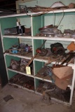 Cabinet w/ Contents inc. Pipe Threader, Large Wrenches, Pullies & Loader