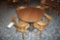 Round Restaurant Table w/ 4 Chairs