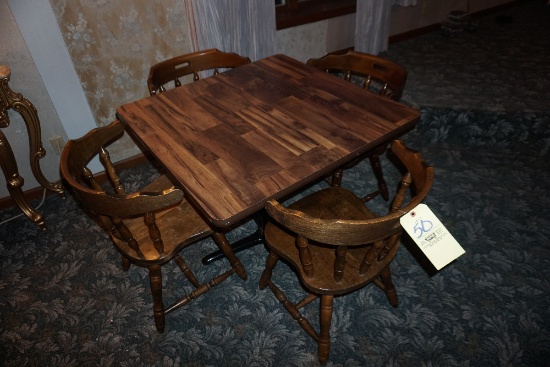 Restaurant Table w/ 4 Chairs