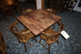 Restaurant Table w/ 4 Chairs