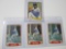 LEE SMITH CUBS 4 CARD ROOKIE LOT RC