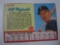 1962 POST CEREAL #170 BILL MAZEROSKI