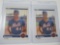 1984 FLEER UPDATE RON DARLING METS ROOKIE 2 CARD LOT RC