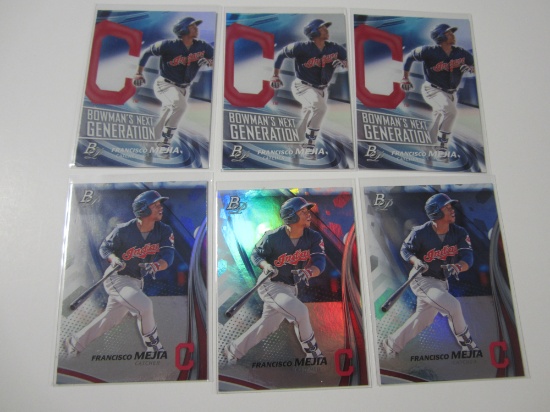 FRANCISCO MEJIA 6 CARD ROOKIE LOT RC