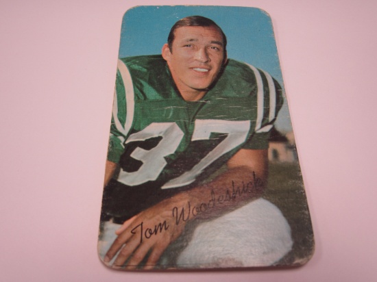 1970 TOPPS SUPER #23 TOM WOADESHICK JETS RARE