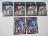 ANDRES GALARRAGA 6 CARD ROOKIE CARD LOT RC