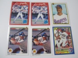 JUAN GONZALEZ 6 CARD ROOKIE CARD LOT RC