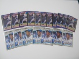 GARY SHEFFIELD 18 CARD ROOKIE CARD LOT RC