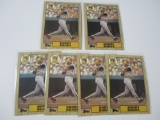 BARRY BONDS 6 CARD ROOKIE LOT RC