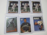 ALEX RODRIGUEZ 6 CARD ROOKIE CARD LOT RC