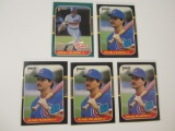 RAFAEL PALMEIRO 5 CARD ROOKIE LOT RC