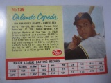 1962 POST CEREAL #136 ORLANDO CEPEDA GIANTS